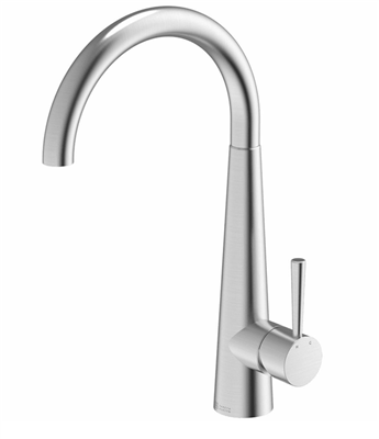 Goose Neck Bta014-Br Bar Sink Mixer Brushed Steel
