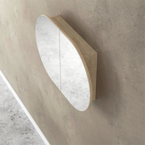 COOGEE Shaving Cabinet 900mm Natural Oak / Black Oak / White with Optional USB LED