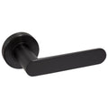 Seacliff Lever Handle. Features: Hollow stainless steel handleStainless steel rose cover and diecast base Concealed through-bolt rose fixing press fit rose cover Finish: Satin stainless steelPolished stainless steelSatin brassAntique brassGraphite black D