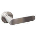 Seacliff Lever Handle. Features: Hollow stainless steel handleStainless steel rose cover and diecast base Concealed through-bolt rose fixing press fit rose cover Finish: Satin stainless steelPolished stainless steelSatin brassAntique brassGraphite black D