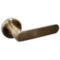 Seacliff Lever Handle. Features: Hollow stainless steel handleStainless steel rose cover and diecast base Concealed through-bolt rose fixing press fit rose cover Finish: Satin stainless steelPolished stainless steelSatin brassAntique brassGraphite black D