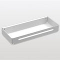 Peka Tablo Libell white hang-on storage tray, a door-mounted metal tray for cleaning supplies
