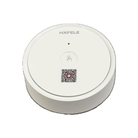 Häfele Smart Zigbee Gateway with Wi-Fi and USB connectivity for smart home automation, compatible with Zigbee devices and Häfele Connect App.