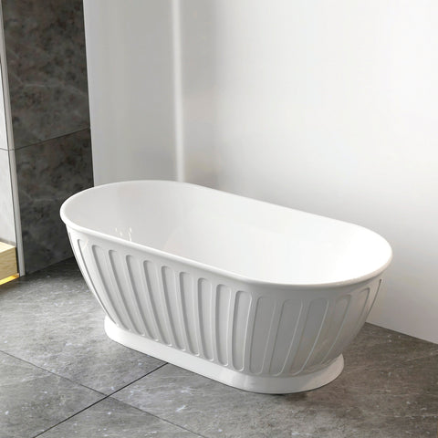 Kensington Freestanding Bath 1500mm Gloss White