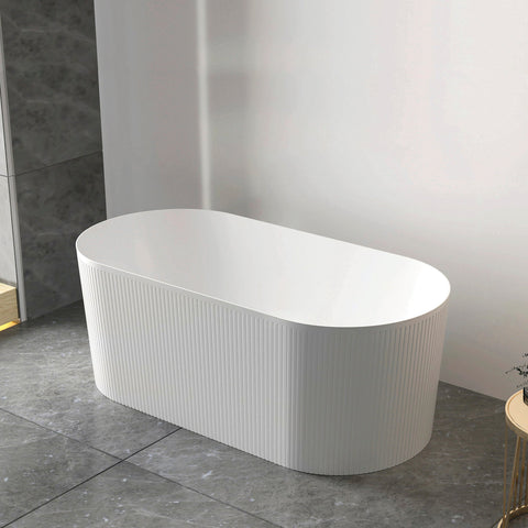 Noosa Freestanding Bath 1500mm Gloss White