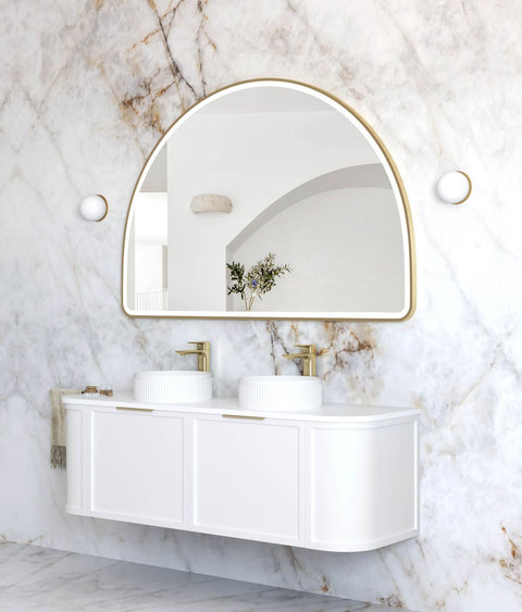 ARCHIE LED Half Moon Mirror 1500x1000mm