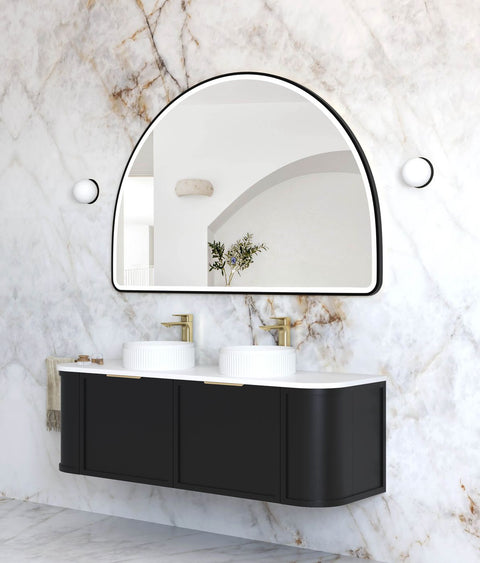 ARCHIE LED Half Moon Mirror 1500x1000mm