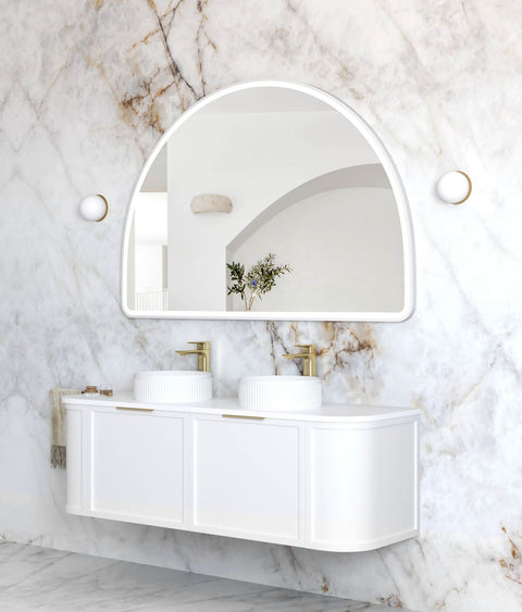 ARCHIE LED Half Moon Mirror 1500x1000mm