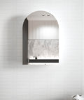 Archie Shaving Cabinet 900x600mm Shaving Cabinet Otti Australia Black Oak  