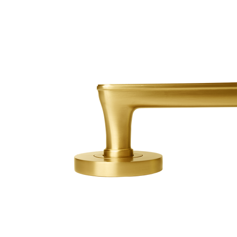 Momo Aspen Lever Handle Set Brushed Satin Brass