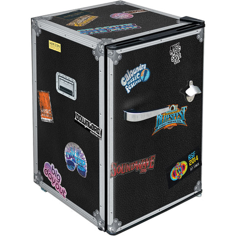 Music Roadie Case Retro Mini Bar Fridge 70 Litre Schmick Brand With Opener - Mode BC70B-ROADIE-AUS