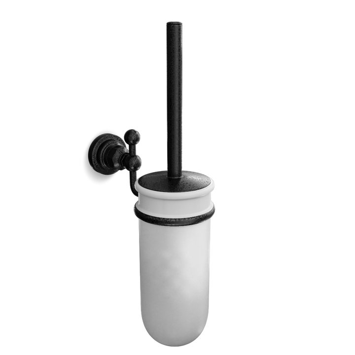 Wall-Mounted Toilet Brush & Holder (Ceramic) | Agora