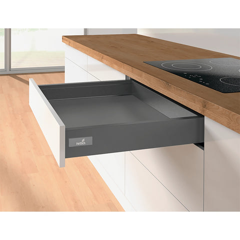 Hettich Atira Internal Drawer Set, 30kg, Silent, Anthracite