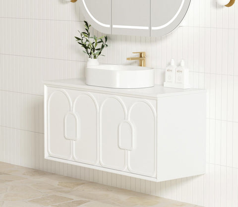 BALMORAL Mark II Wall Hung Vanity Matte White (All Sizes)