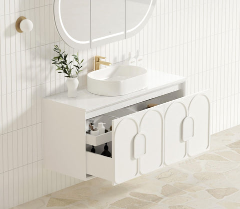 BALMORAL Mark II Wall Hung Vanity Matte White (All Sizes)