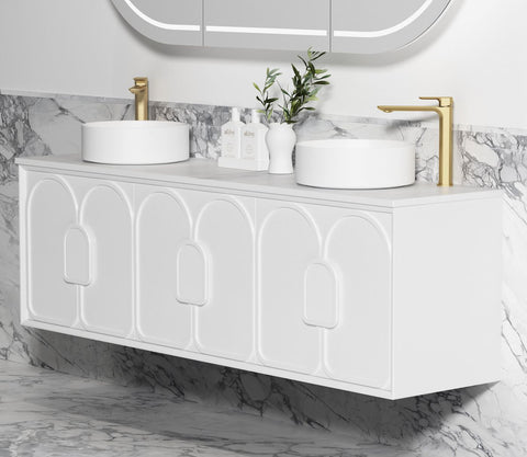 BALMORAL Mark II Wall Hung Vanity Matte White (All Sizes)