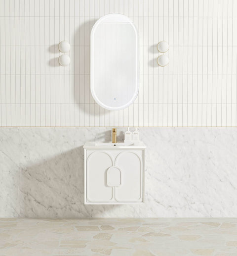 BALMORAL Mark II Wall Hung Vanity Matte White (All Sizes)
