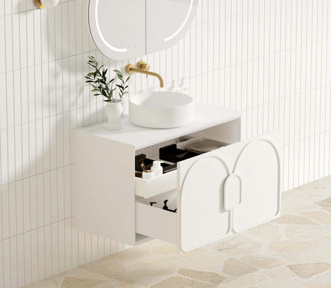 BALMORAL Mark II Wall Hung Vanity Matte White (All Sizes)