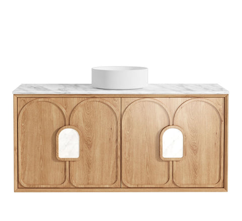 BALMORAL Mark II Wall Hung Vanity Woodland Oak (All Sizes)