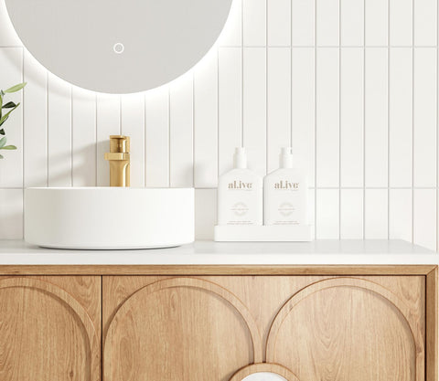 BALMORAL Mark II Wall Hung Vanity Woodland Oak (All Sizes)