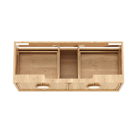 BALMORAL Mark II Wall Hung Vanity Woodland Oak (All Sizes)