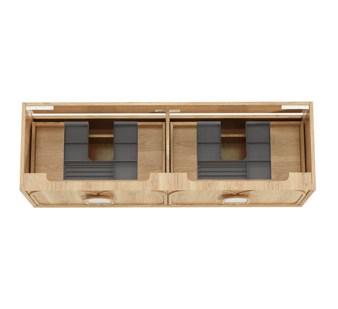 BALMORAL Mark II Wall Hung Vanity Woodland Oak (All Sizes)
