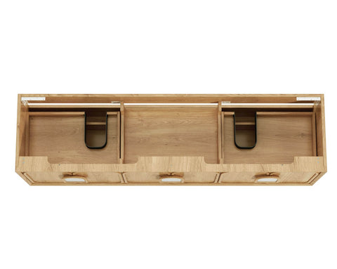BALMORAL Mark II Wall Hung Vanity Woodland Oak (All Sizes)