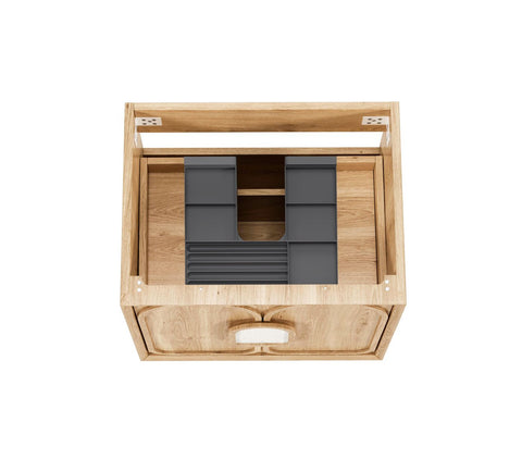 BALMORAL Mark II Wall Hung Vanity Woodland Oak (All Sizes)