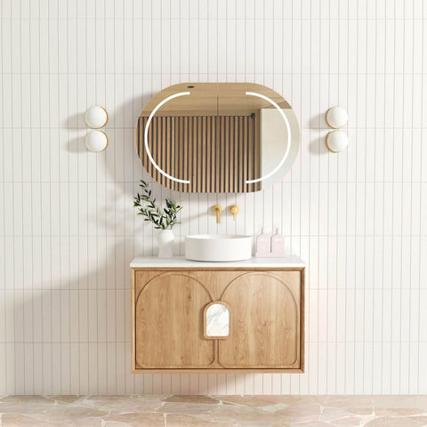 BALMORAL Mark II Wall Hung Vanity Woodland Oak