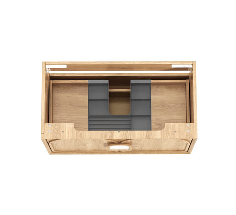 BALMORAL Mark II Wall Hung Vanity Woodland Oak (All Sizes)