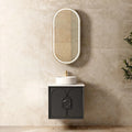 BALMORAL Wall Hung Vanity Black Oak 600