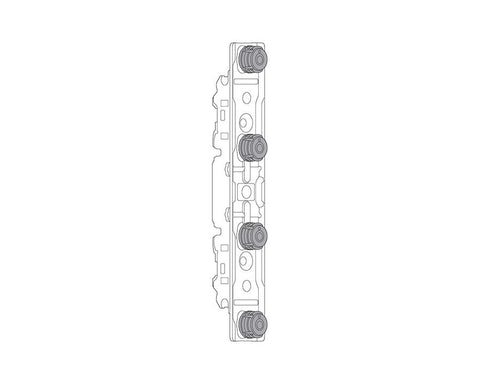 Blum AVENTOS HS/HL/HK EXPANDO T Front Fixing Bracket for thin fronts. 20S42T1