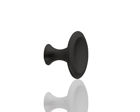 Furnipart Bell knob. Finish: Matte Black. Diameter: 42mm