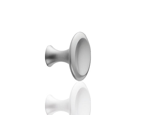 Furnipart Bell knob. Finish: Inox Look. Diameter: 42mm