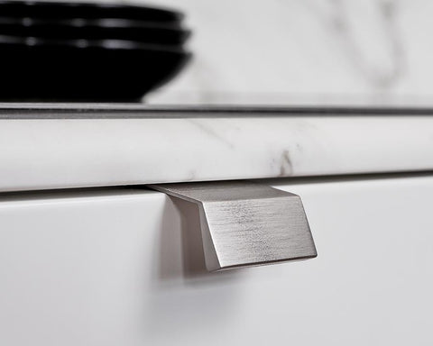 Furnipart Bench Knob. Finish: Inox Look. Length: 40mm