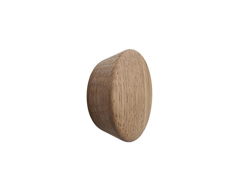 Furnipart Beret Knob. Finish: Oak Clear Lacquered. Diameter: 45mm