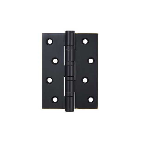 Smooth Solid Brass Butt Hinge | Black S - M