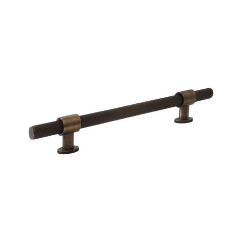 Momo Belgravia Knurled Bar Pull Solid Brass 160mm in Bronze