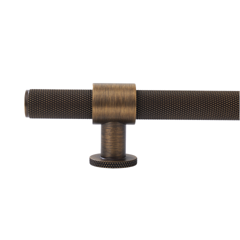 Momo Belgravia Knurled Bar Pull Solid Brass 160mm in Bronze
