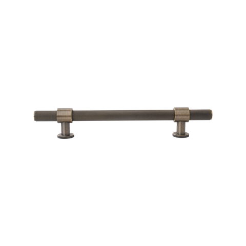Momo Belgravia Knurled Bar Pull Solid Brass 160mm in Dark Brushed Brass