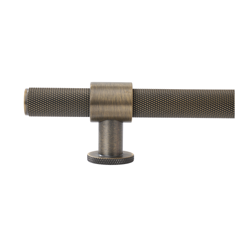 Momo Belgravia Knurled Bar Pull Solid Brass 160mm in Dark Brushed Brass