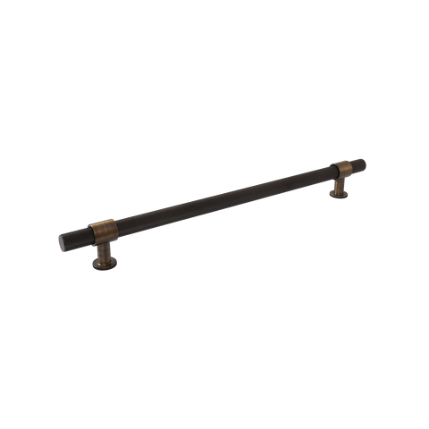 Momo Belgravia Knurled Bar Pull Solid Brass 320mm in Bronze
