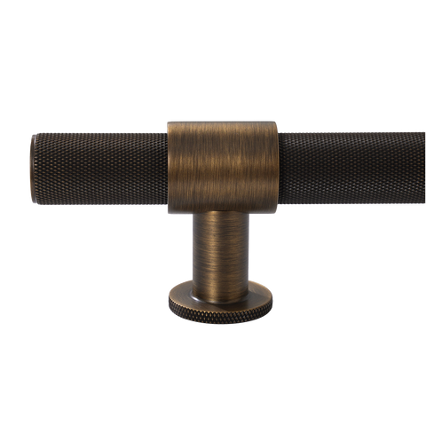 Momo Belgravia Knurled Bar Pull Solid Brass 320mm in Bronze
