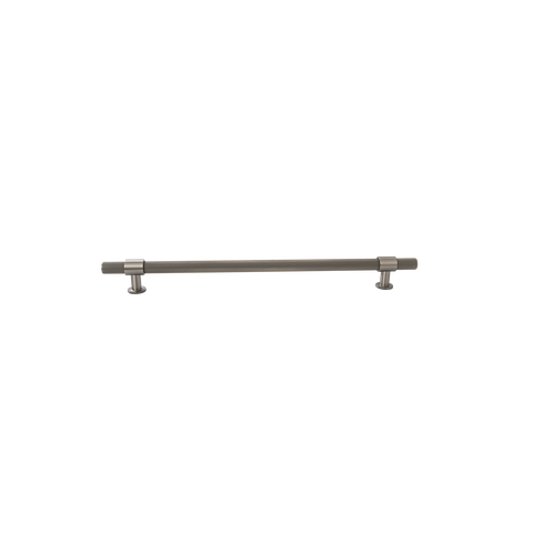 Momo Belgravia Knurled Bar Pull Solid Brass 320mm in Dull Brushed Nickel