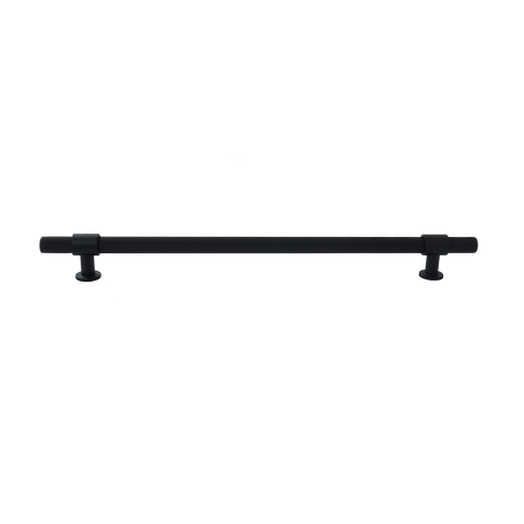 Momo Belgravia Knurled Bar Pull Solid Brass 320mm in Matt Black