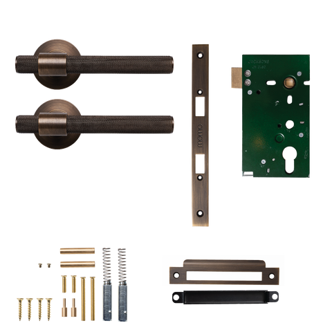 Belgravia Mortice Lock Lever Set