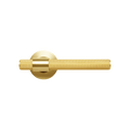 Belgravia Knurled Lever Handle Set from KitchenLibrary, solid brass knurled lever handles with textured grip.