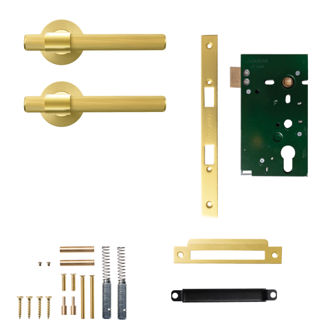 Belgravia Mortice Lock Lever Set