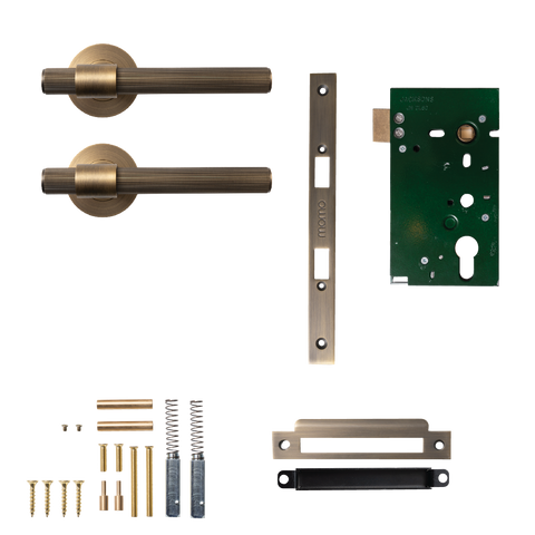 Belgravia Mortice Lock Lever Set