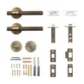 Solid brass lever set components from KitchenLibrary, designed for seamless installation and consistent style.